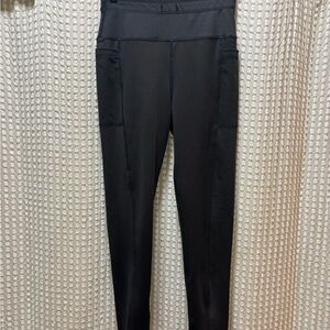 Adrienne Black High-Waisted Leggings